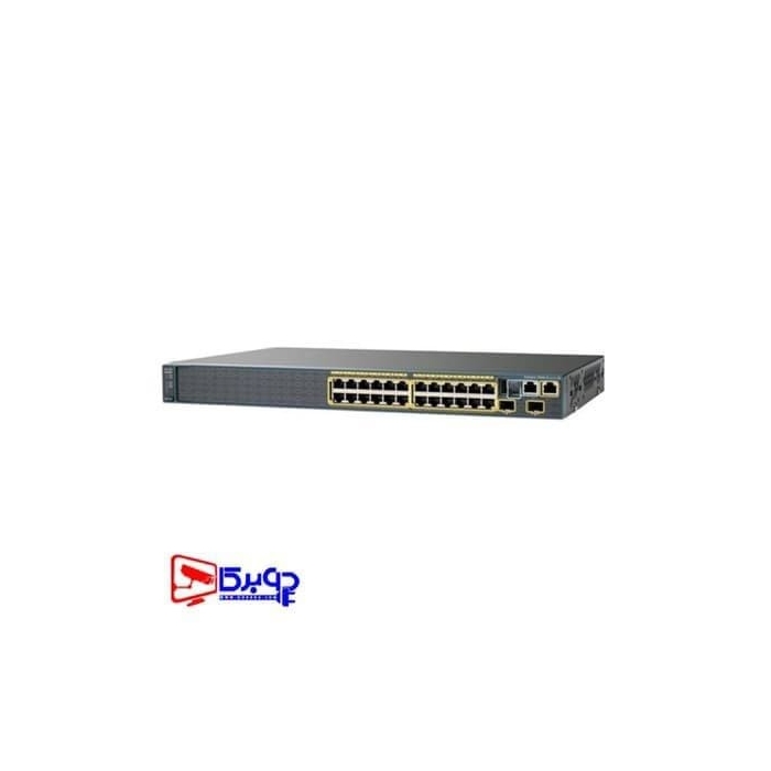 سوییچ مدیریتی 24 پورت Cisco مدل (ref) WS-C2960S-24TS-L